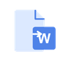 PDF to Word icon